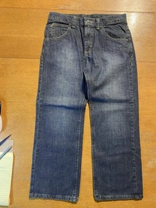 Wrangler Boys Jeans with Adjustable Waist- Size 12 Husky 30x27 Measured - Picture 1 of 9