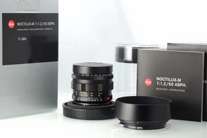 Leica 50MM F1.2 Noctilux-M Asph. Black  11686 in Mint Condition With Box 12/2021 - Picture 1 of 8