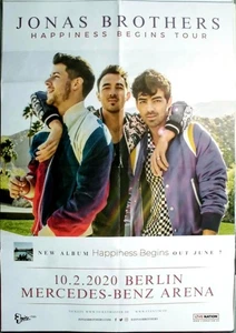 JONAS BROTHERS - 2020 - Live In Concert - Happines Begins Tour - Poster - Berlin - Picture 1 of 1