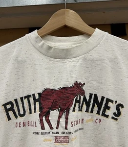 Vintage 90s Northern Exposure Ruth Anne's Alaska Moose TV Promo Gray T Shirt XL - Picture 1 of 5