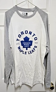 Toronto Maple Leafs Long Sleeve Shirt Embroidered Puma Size XL - NWOT - Picture 1 of 5
