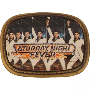 Boucle de ceinture vintage neuve John Travolta Saturday Night Fever années 70 neuf - Photo 1 sur 9