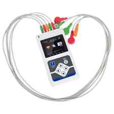 CONTEC TLC9803 OLED 3-kanałowy 24-godzinny monitor EKG Holter analizator oprogramowania komputerowego
