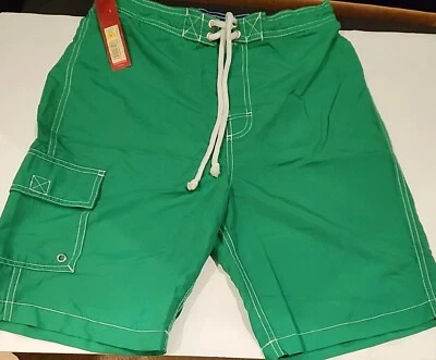 Placa falsa Merona verde natação~tamanho P~nova com etiquetas - Imagem 1 de 4