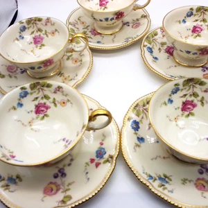 Caselton Sunnyvale Cups And Saucers(5) - Picture 1 of 4
