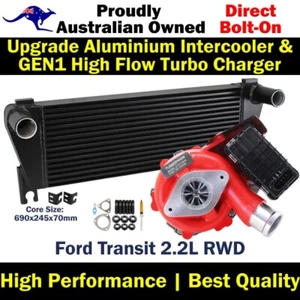 GEN1 High Flow Turbo+70mm Intercooler For Ford Transit 2.2L RWD - Bild 1 von 10