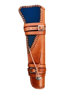 Rossi Ranch Scabbard Leather Holster Shoulder Strap for Mares Leg with Belt Loop - Picture 1 of 5