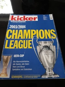 Kicker Europacup Sonderheft Champions League 2003/04 UEFA-CUP Pokalsieger Cup - Bild 1 von 8