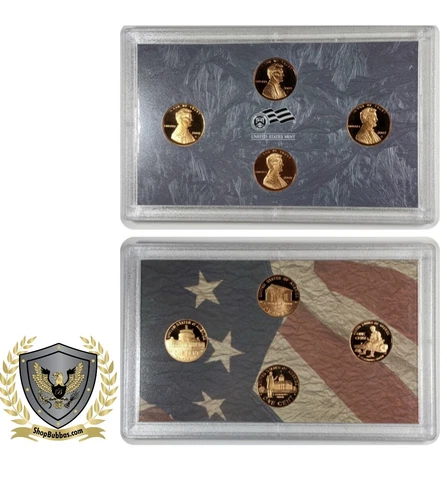 2009 S LINCOLN CENT 4 COIN PROOF SET *MINT SEALED NO BOX /COA Cover