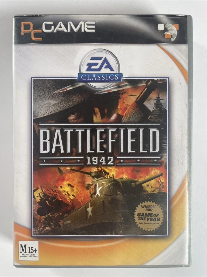 Battlefield 1942 (2002) PC CD ROM Computer Video Game First Person Shooter - Image 1 of 4
