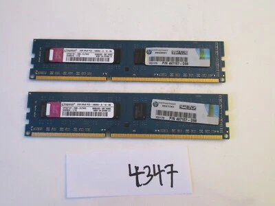 Kingston 2x2Gb=4Gb PC3-10600 1333Mhz DDR3 Desktop Memory RAM (4347) - Image 1 of 2