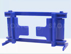 Blue plastic frames ~10pcs. Vertical Electrophoresis Gluing Frames Gluing Frames