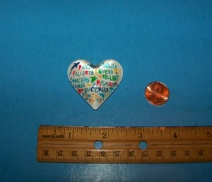 Mexico ( Heart )   Magnet   Vintage Refrigerator Magnet  - Picture 1 of 2