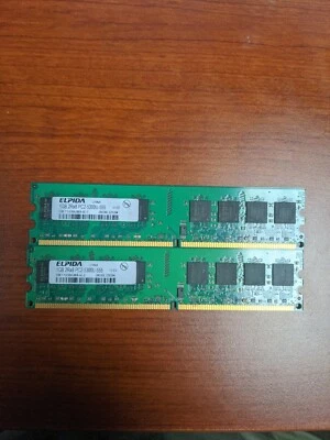 Memoria RAM Elpida 0801GL314722 EBE11UD8AJWA-6E-E 1 GB DDR2-667 (PC2-5300) Foto 1 de 2