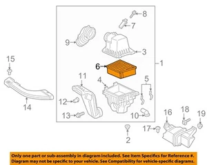 FORD OEM 18-22 EcoSport EngineTransaxle Air Intake-Air Filter GN1Z9601A - Picture 1 of 2