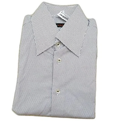 $179 JPC Custom Men's Size 15 34/35 Slim Fit Dress Shirt Geometric Print Bespoke - Image 1 of 4