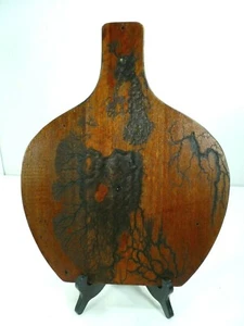 Holzkunst Fraktal brennen Wandbild Plakette Lichtenberg Blitz Design  - Bild 1 von 9