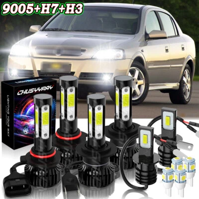 Para Chevrolet Astra 2003-2005 6x LED Faro Hi/Lo Beam Bombillas Luz Antiniebla Foto 1 de 4