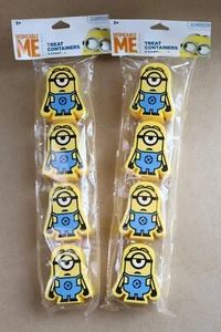 Despicable Me Minions Treat Containers 2 Packs / 4 each Total 8 New & Sealed - Picture 1 of 6