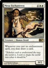 WOTC MtG M12 Mesa Enchantress (R) (Foil) Fair