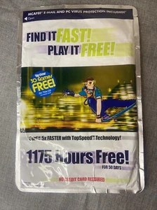 AOL Flames 90 Days Free Trial & 30 Games CD-ROM Brand New Sealed, Jewel Quest - Picture 1 of 3