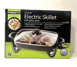 Presto 06852 16-Inch Electric Skillet with Glass Cover - Picture 1 of 8
