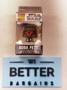 Star Wars Funko POP Llavero Boba Fett 2" Bolsillo Vinilo Figura Coleccionable en Caja - Imagen 1 de 7