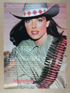 1980 Maybelline Shades of the West Lip Pencils vintage print Ad - Picture 1 of 1