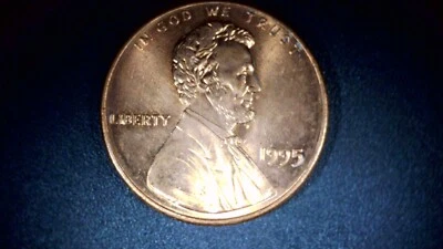 1995 no mint, doubled L in Liberty, off center - Image 1 of 2
