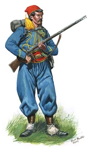 Mark Maritato Civil War Military Art Print 146th NY Zouave Signed - Picture 1 of 2