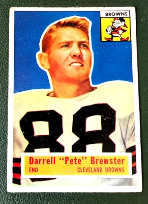 1956 Topps #21 Darrel Brewster  Cleveland Browns No Creases  Ex - Image 1 of 2