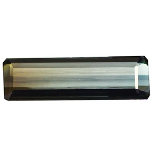 1.34 Ct Eye-catching Perfect Octagan 13.7 x 4.2 MM Indicolite Blue Tourmaline !! - Picture 1 of 5