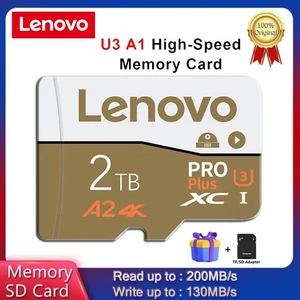 Lenovo 2TB 1TB 512GB 256GB 128GB 64GBV30 SD Card High-Speed Micro TF Memory Card - Picture 1 of 30