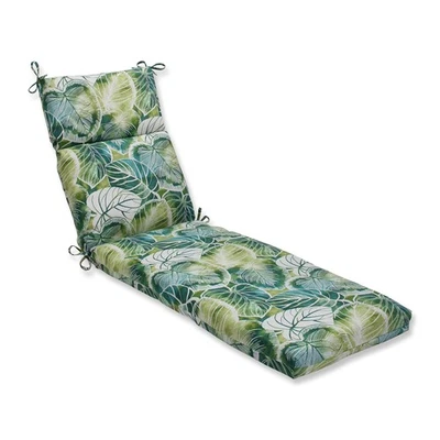 Cojín chaise salón Tropic floral interior/exterior espalda dividida con lazos felpa... Foto 1 de 2