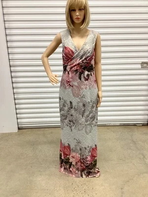 Adrianna Papell Metallic Gown Size 8 - Image 1 of 4