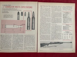 Remington .17 Munition 1971 für 700 Gewehrmagazin Artikel Printanzeige - Bild 1 von 3