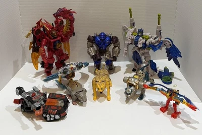 Transformers BEAST WARS Machines Lot of 9 Vintage Figures Loose Incomplete  - Image 1 of 4