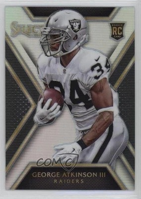 2014 Panini Select Rookies Silver Prizm George Atkinson III #199 Rookie RC - Image 1 of 2