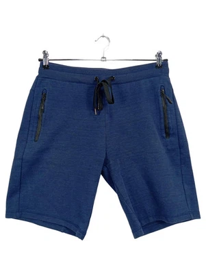 KYODAN Herren Stoffhose Gr. 48/M Blau Meliert Freizeit Shorts - Bild 1 von 4