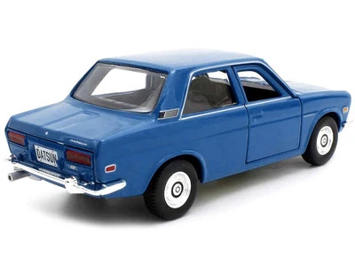 1971 Datsun 510 Blue "Special Edition" 1/24 Diecast Model Car by Maisto - Image 1 of 3