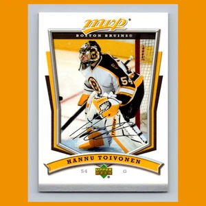 Tarjeta de hockey Hannu Toivonen #48 2007-08 Upper Deck MVP Boston Bruins NHL - Imagen 1 de 3