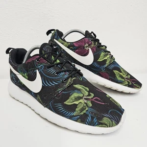 Nike Roshe Run Blumendruck Fuchsia Flash Herren Größe UK 7,5 Mehrfarbig 655206-510 - Bild 1 von 21