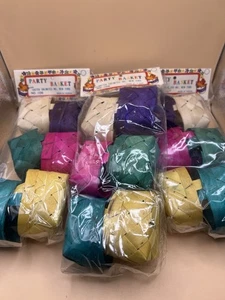 Lote de 18 mini cestas de Pascua tejidas vintage NUEVAS stock antiguo Pascua ilimitado - Imagen 1 de 3