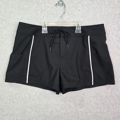 Pantalones Cortos JAG Mujer Talla M Negros con Rayas Blancas Correr Ejercicio Yoga Foto 1 de 4