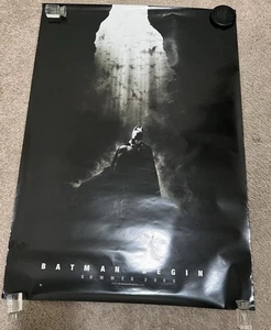 Póster original de la película Batman comienza 27x40 DS RARO Christian Bale Nolan 2005 - Imagen 1 de 6
