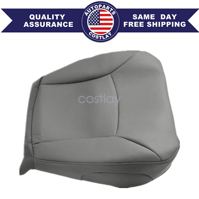 Cubierta de asiento perforada gris inferior del conductor para camioneta Ford E150 E250 E350 2002-2008 Foto 1 de 4