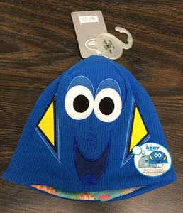 Disney Store Finding Dory Reversible Kids Hat PIXAR Unisex sz M L 7 - 10 - Picture 1 of 8
