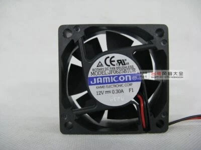 1 pcs For jamicon JF0625B1UR Server Square Fan DC12V 0.3A 60X60X25mm - Image 1 of 4