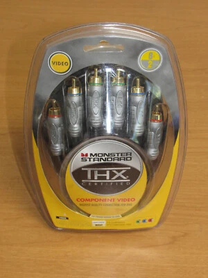 Monster Standard THX V100CV Component Video Cable - 8FT / 2M - New Sealed - Image 1 of 4