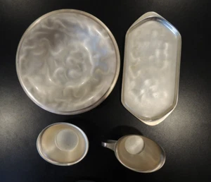 WMF IKORA Germany EP Brass Vintage Bowl Tray Creamer 4 piece set - Picture 1 of 13